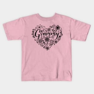 Floral Grammy Kids T-Shirt